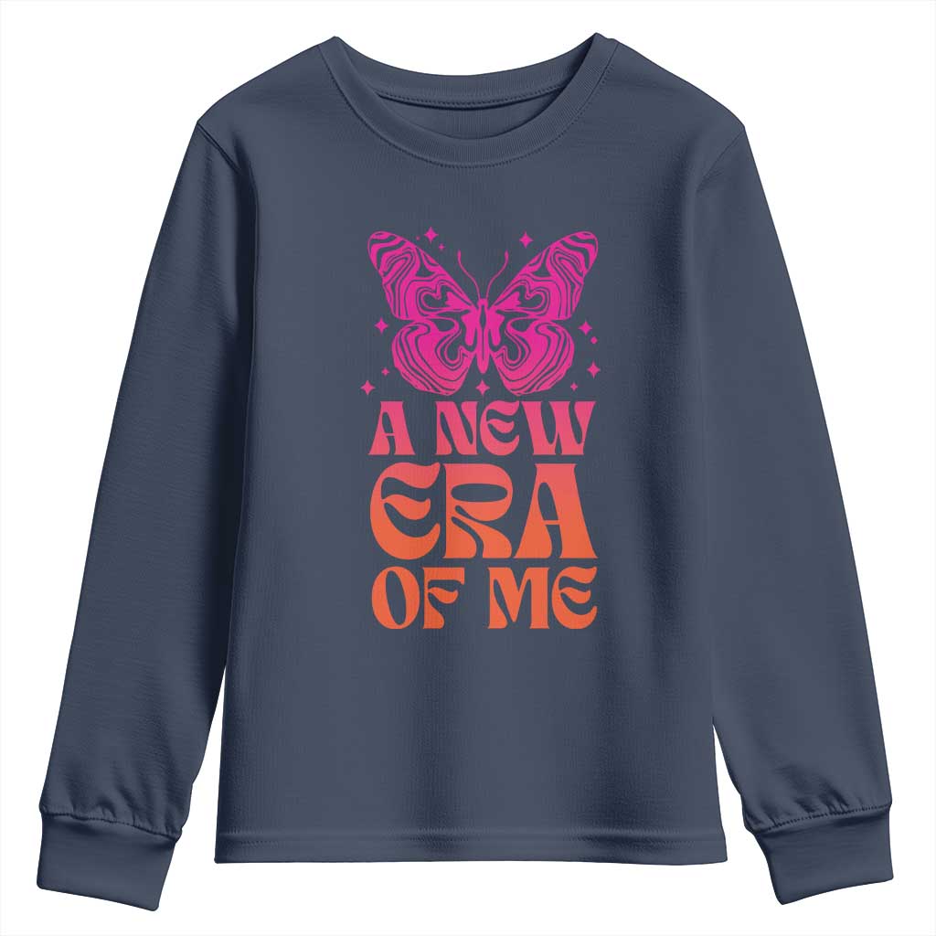 A New Era Of Me Youth Sweatshirt TS09 Navy Print Your Wear