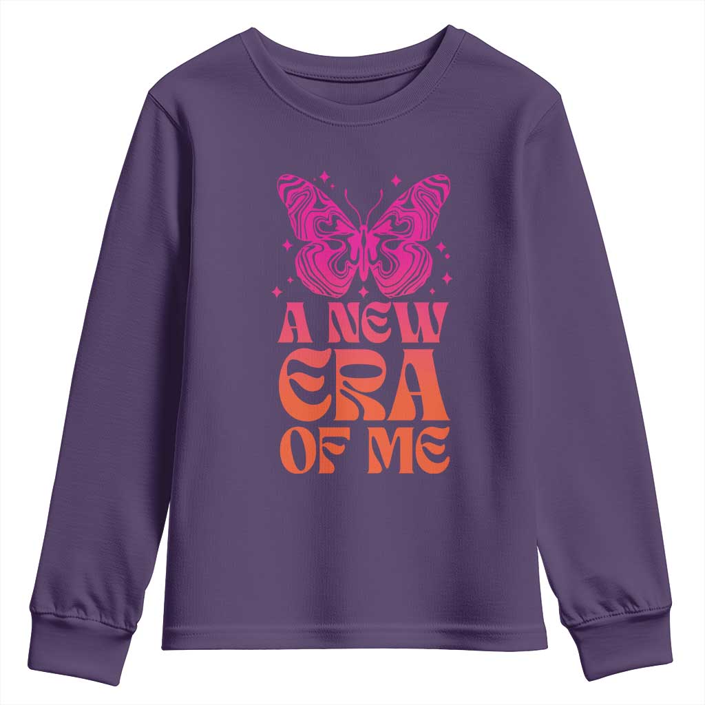 A New Era Of Me Youth Sweatshirt TS09 Purple Print Your Wear