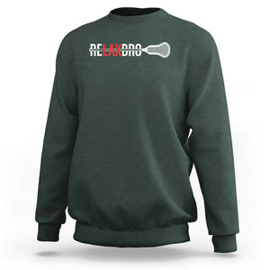 Funny Lacrosse Relaxbro Sweatshirt TS09 Dark Forest Green Print Your Wear