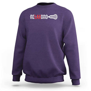 Funny Lacrosse Relaxbro Sweatshirt TS09 Purple Print Your Wear