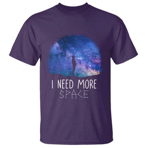 Astronomy T Shirt I Need More Space Galaxy Night Sky TS09 Purple Print Your Wear