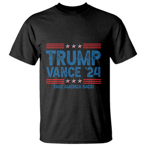 Trump Vance 2024 T Shirt Take America Back President Election TS09 Black Print Your Wear