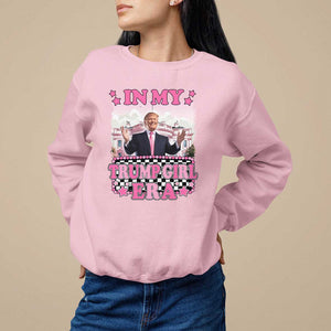 Funny Pink Trump Sweatshirt In My Trump Girl Era TS09 Light Pink Print Your Wear