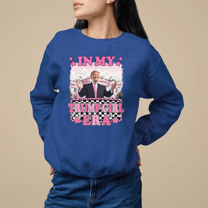 Funny Pink Trump Sweatshirt In My Trump Girl Era TS09 Royal Blue Print Your Wear