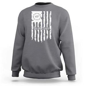 Trump Supporter Sweatshirt 45 Squared Betsy Ross Flag We The People 2024 Election TS09 Charcoal Print Your Wear