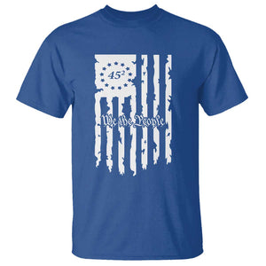 Trump Supporter T Shirt 45 Squared Betsy Ross Flag We The People 2024 Election TS09 Royal Blue Print Your Wear