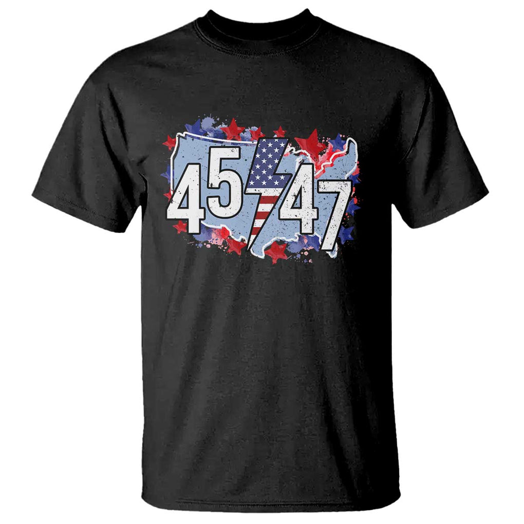 Trump Supporter T Shirt 45 47 President Election TS09 Black Print Your Wear