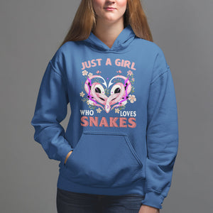 Just A Girl Who Loves Snakes Hoodie TS09 Royal Blue Printyourwear