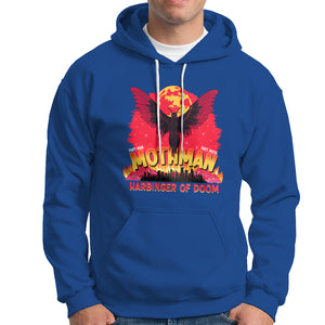 Mothman Harbinger of Doom! City Night Cryptid Creature Hoodie TS09 Royal Blue Printyourwear