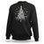 Skull Christmas Tree Cool Christmas Skeleton Sweatshirt TS09 Maroon Printyourwear