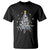 Skull Christmas Tree Cool Christmas Skeleton T Shirt TS09 Maroon Printyourwear