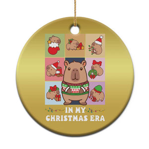 Funny Capybara Xmas Christmas Ornament In My Christmas Era TS09 Print Your Wear