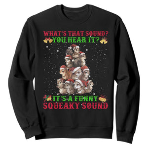 Squirrel Christmas Sweatshirt It's A Funny Squeaky Sound TS09 Black Print Your Wear