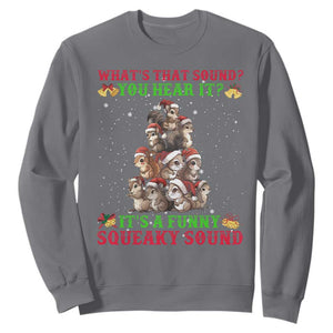 Squirrel Christmas Sweatshirt It's A Funny Squeaky Sound TS09 Charcoal Print Your Wear