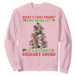 Squirrel Christmas Sweatshirt It's A Funny Squeaky Sound TS09 Light Pink Print Your Wear