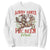 Funny Christmas Raccoon Sweatshirt Sorry Santa I've Been Feral Reindeer TS09 White Print Your Wear