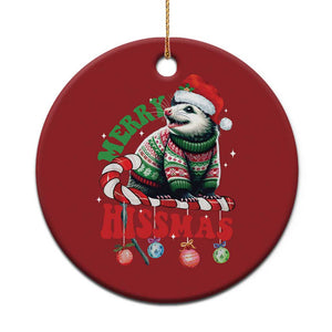 Funny Xmas Opossum Christmas Ornament Merry Hissmass TS09 Print Your Wear