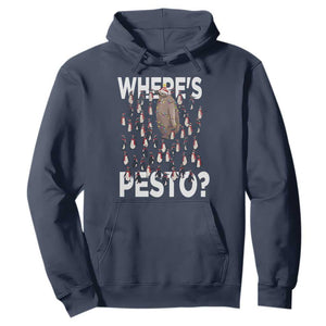 Funny Christmas Wheres Pesto Hoodie TS09 Navy Print Your Wear