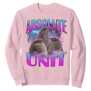 Pesto The Penguin Absolute Unit Sweatshirt TS09 Light Pink Print Your Wear