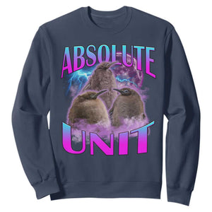 Pesto The Penguin Absolute Unit Sweatshirt TS09 Navy Print Your Wear