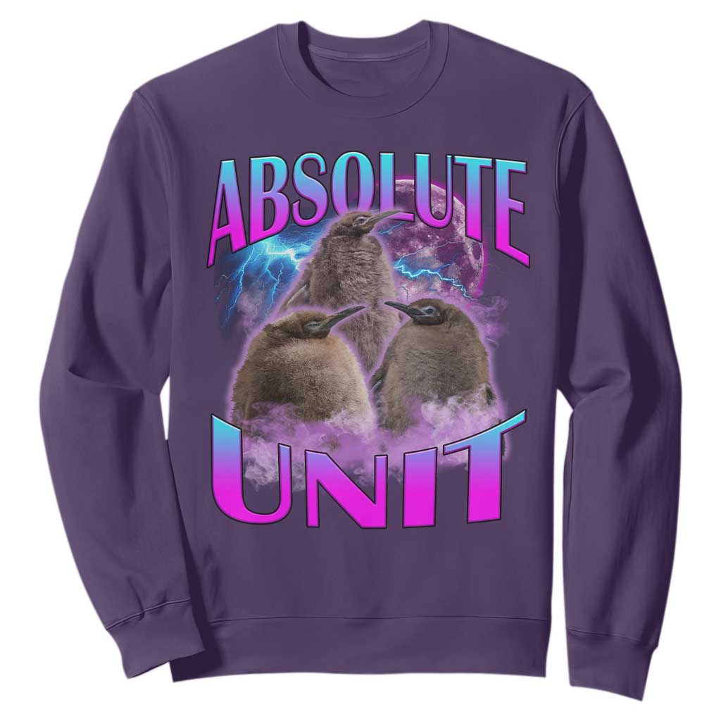 Pesto The Penguin Absolute Unit Sweatshirt TS09 Purple Print Your Wear