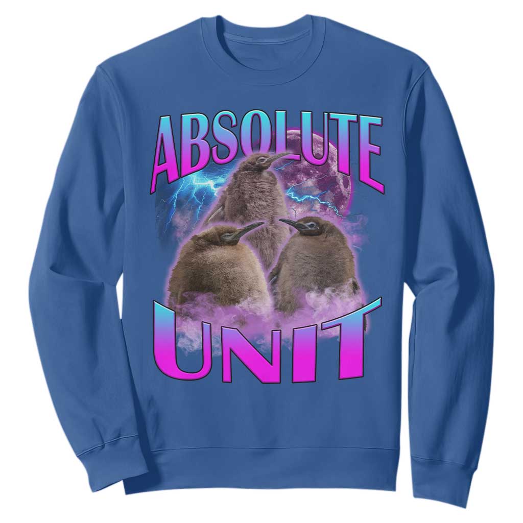 Pesto The Penguin Absolute Unit Sweatshirt TS09 Royal Blue Print Your Wear