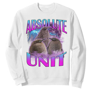 Pesto The Penguin Absolute Unit Sweatshirt TS09 White Print Your Wear