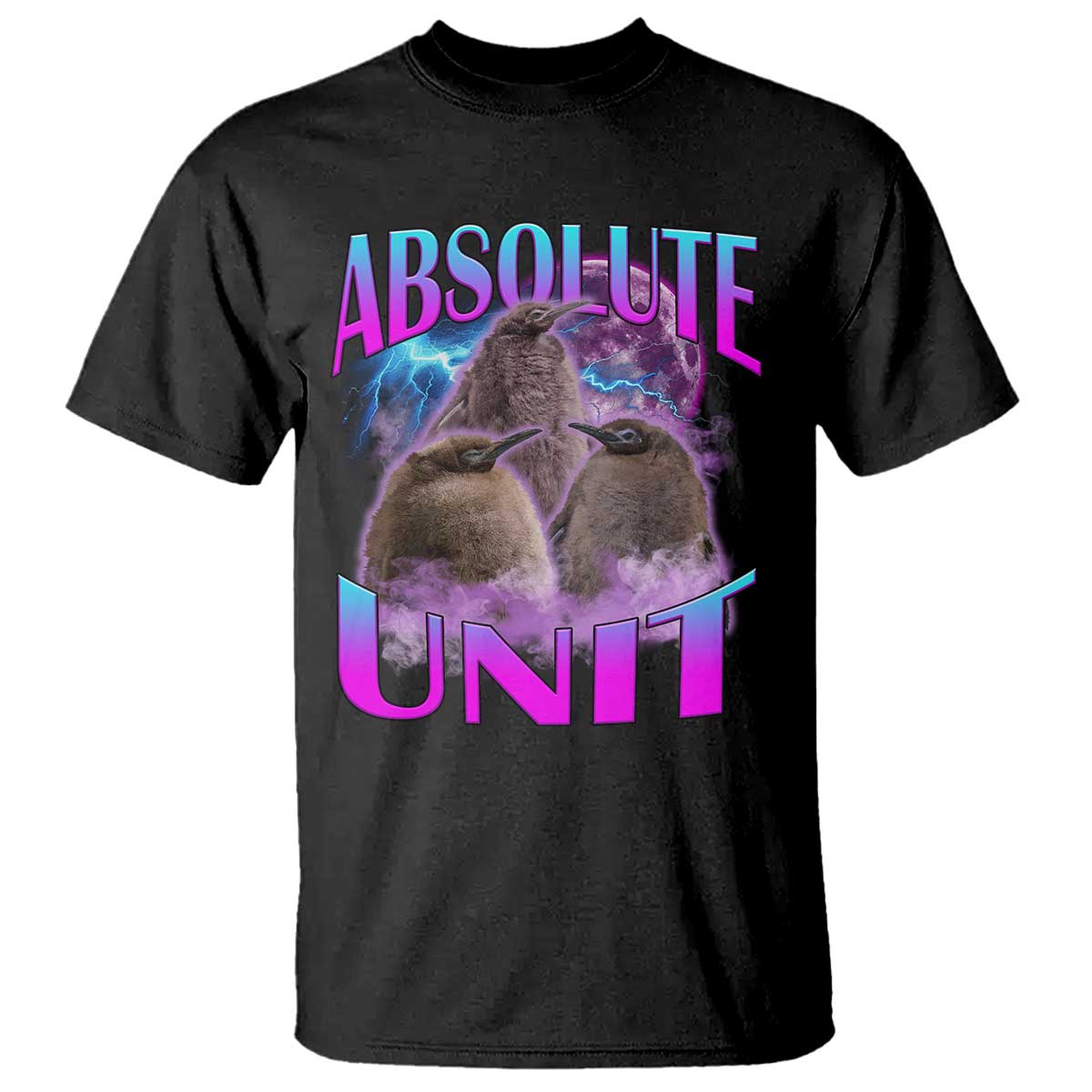 Pesto The Penguin Absolute Unit T Shirt TS09 Black Print Your Wear