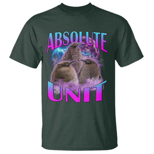 Pesto The Penguin Absolute Unit T Shirt TS09 Dark Forest Green Print Your Wear