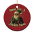 Irish You A Merry Xmas Christmas Ornament Shamrock Santa Ireland Lucky TS09 Print Your Wear