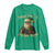 Irish You A Merry Xmas Long Sleeve Shirt Shamrock Santa Ireland Lucky TS09 Irish Green Print Your Wear