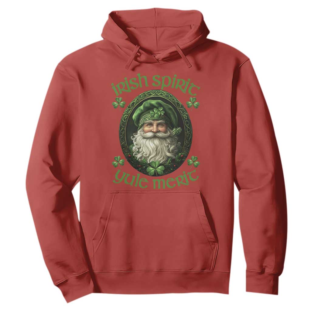 Irish Spirit Yule Merit Hoodie TS09 Red Print Your Wear