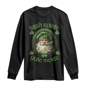 Irish Spirit Yule Merit Long Sleeve Shirt TS09 Black Print Your Wear