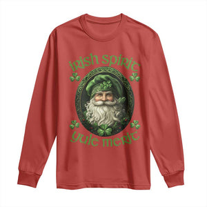 Irish Spirit Yule Merit Long Sleeve Shirt TS09 Red Print Your Wear