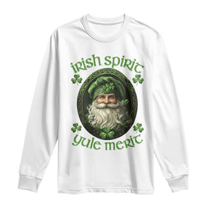 Irish Spirit Yule Merit Long Sleeve Shirt TS09 White Print Your Wear