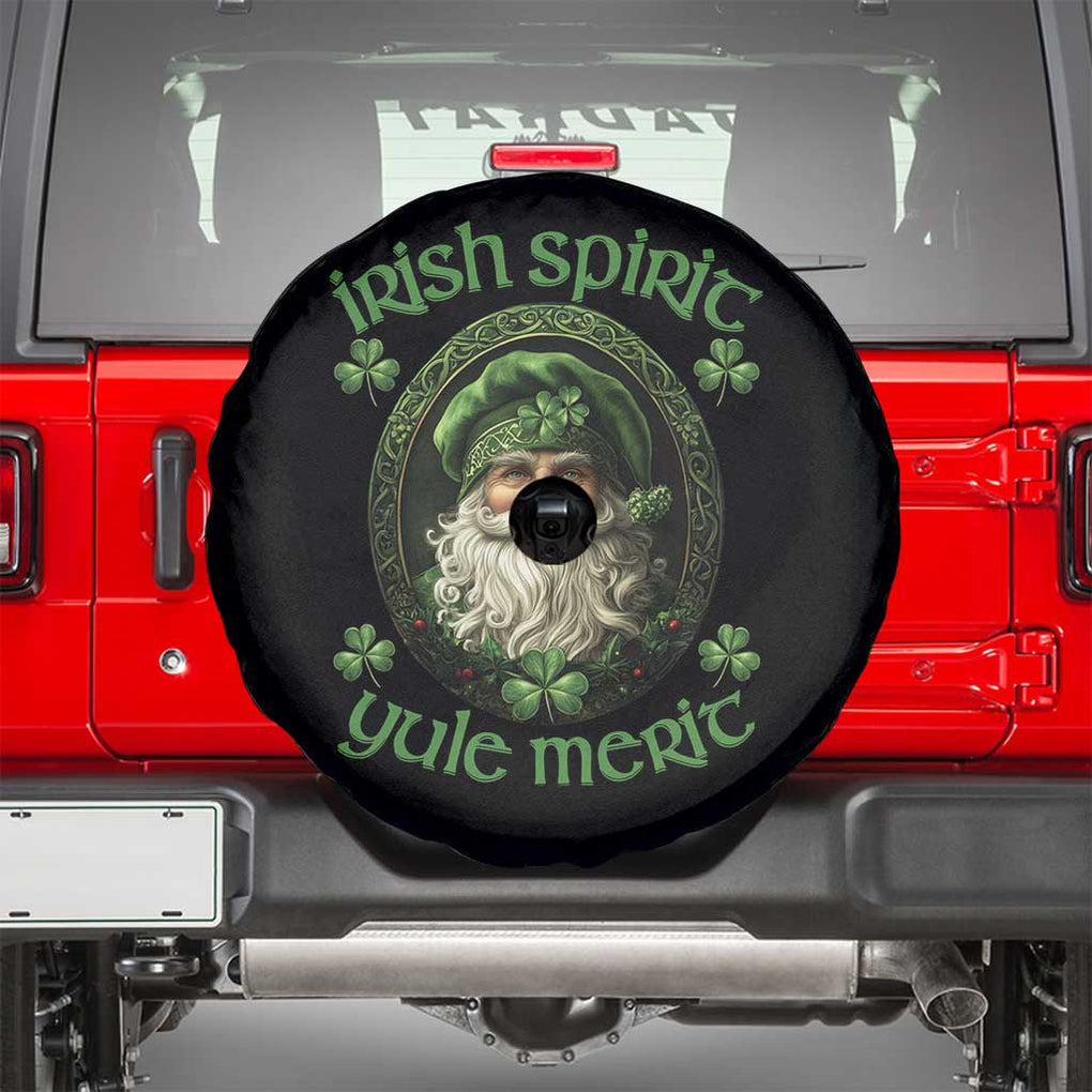 Irish Spirit Yule Merit Spare Tire Cover TS09 Black Print Your Wear