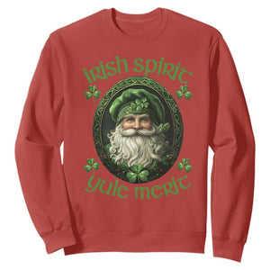 Irish Spirit Yule Merit Sweatshirt TS09 Red Print Your Wear