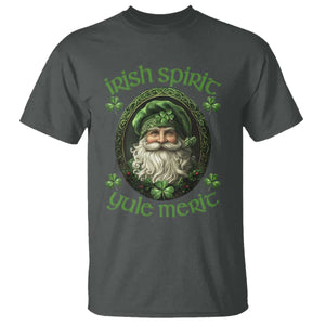 Irish Spirit Yule Merit T Shirt TS09 Dark Heather Print Your Wear