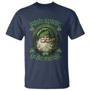 Irish Spirit Yule Merit T Shirt TS09 Navy Print Your Wear