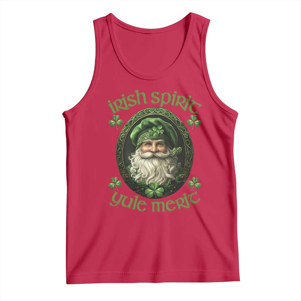 Irish Spirit Yule Merit Tank Top TS09 Red Print Your Wear