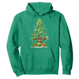 Merry Christmas Tree Irish Hoodie TS09 Irish Green Print Your Wear