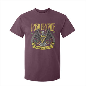 Irish Brigade T Shirt For Kid Tiocfaidh Ár Lá Eagle Patriotic TS09 Maroon Print Your Wear