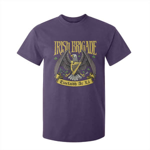 Irish Brigade T Shirt For Kid Tiocfaidh Ár Lá Eagle Patriotic TS09 Purple Print Your Wear