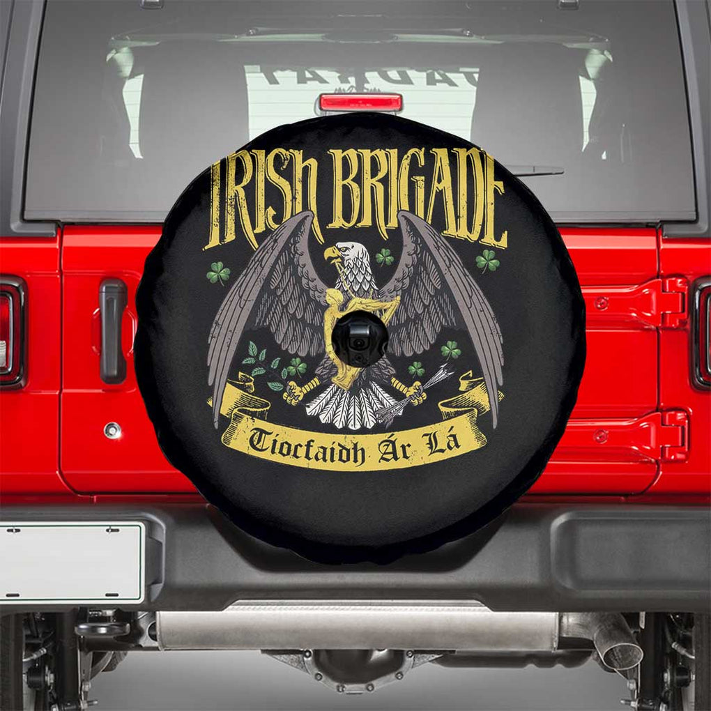 Irish Brigade Spare Tire Cover Tiocfaidh Ar La Eagle Patriotic TS09 Black Print Your Wear