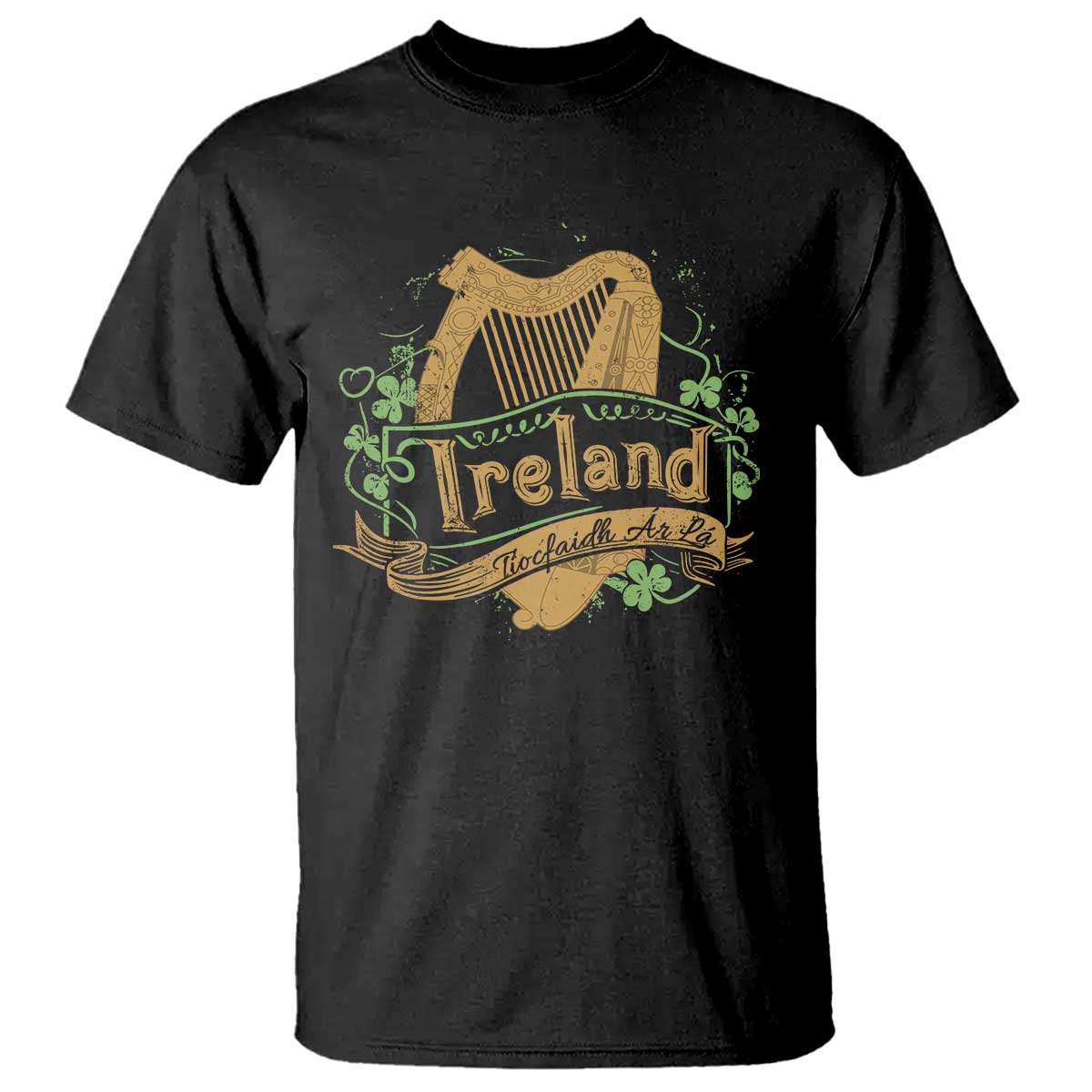 Irish Brigade T Shirt Tiocfaidh Ár Lá Coat Of Arms Kingdom Ireland TS09 Black Print Your Wear