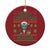 Funny Xmas Alien Santa Christmas Ornament Merry Christmas Humans UFO Outer Space TS09 Print Your Wear