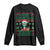 Funny Xmas Alien Santa Long Sleeve Shirt Merry Christmas Humans UFO Outer Space TS09 Black Print Your Wear