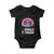 Funny Valentine's Day Baby Onesie Single Or Taken Alien UFO TS09 Black Print Your Wear