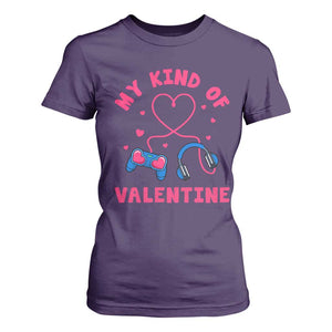 Valentine's Day T Shirt For Women My Kind Of Valentine Gaming Gamer Men Boy Kid TS09 Purple Print Your Wear