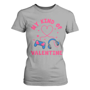 Valentine's Day T Shirt For Women My Kind Of Valentine Gaming Gamer Men Boy Kid TS09 Sport Gray Print Your Wear